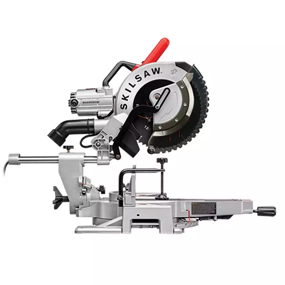 SKILSAW SPT88-02 12” Corded Worm Drive Dual Bevel Sliding Miter Saw Tools & Equipment 3 SKILSAW SPT88-02 12” Corded Worm Drive Dual Bevel Sliding Miter Saw Tools & Equipment