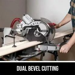 SKILSAW SPT88-02 12” Corded Worm Drive Dual Bevel Sliding Miter Saw Tools & Equipment 15 SKILSAW SPT88-02 12” Corded Worm Drive Dual Bevel Sliding Miter Saw Tools & Equipment