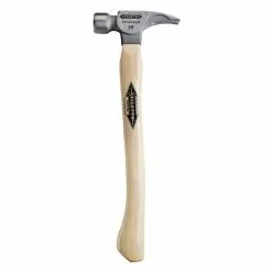 Stiletto TI16MC 16 OZ Titanium Milled Face Hammer W/ 18” Curved Hickory Handle Tools & Equipment