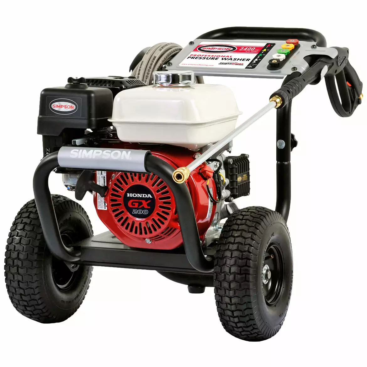 SIMPSON 60995 3,400-Psi 2.5 Gpm Gas Pressure Washer By Honda Lawn & Outdoor Power 3 SIMPSON 60995 3,400-Psi 2.5 Gpm Gas Pressure Washer By Honda Lawn & Outdoor Power