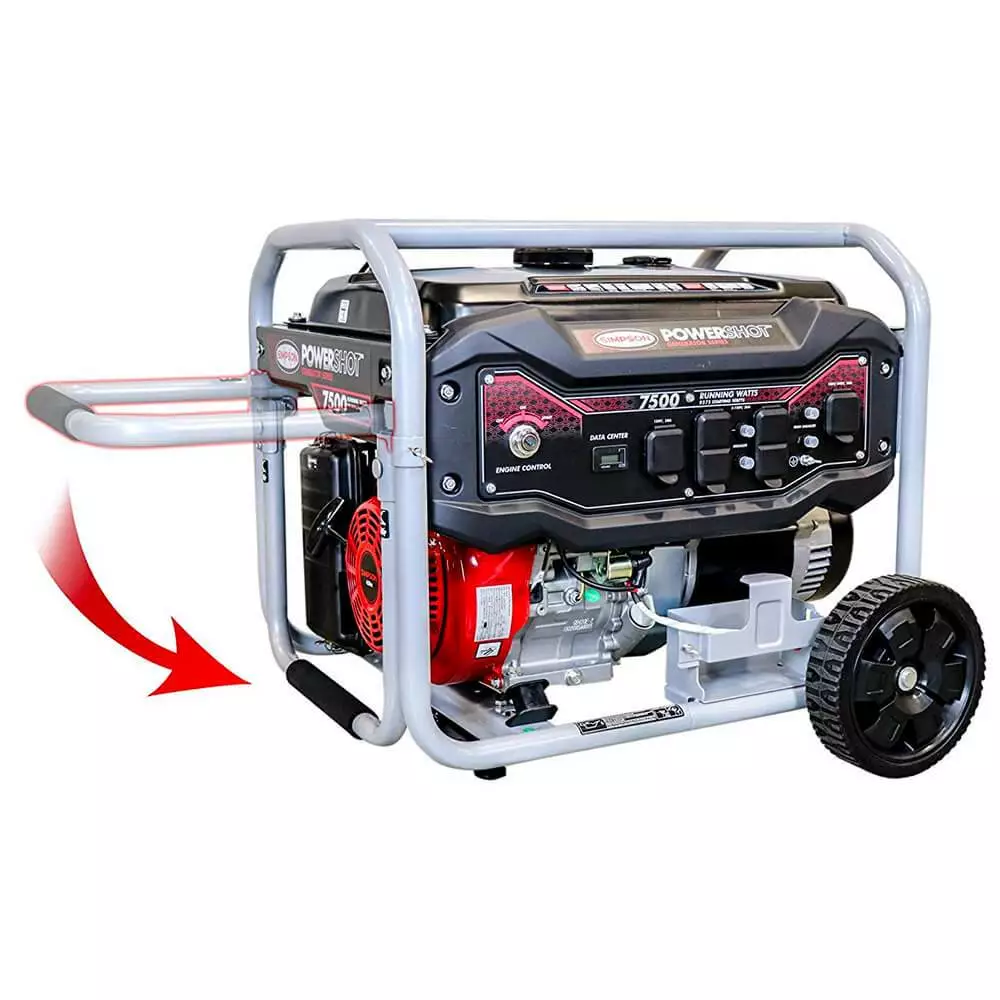 Simpson SPG7593E 120-Volt 7,500-Watt OHV Gas Powered Portable Generator - 70007 Generators By Usage 3 Simpson SPG7593E 120-Volt 7,500-Watt OHV Gas Powered Portable Generator - 70007 Generators By Usage