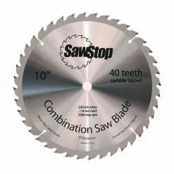 Saw Stop SawStop CNS-07-148 40 Teeth Combination Circular Saw Table Blade Power Tools
