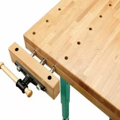 Grizzly T10157 Heavy-Duty Oak Workbench With Steel Legs Tools & Equipment