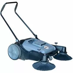 Tools & Equipment Tomahawk Power TOS38 38" Walk Behind Push Sweeper W/ Triple Power Side Brooms