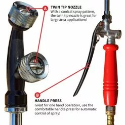 Tomahawk Power TPS25-PRO 5 Gallon Gas Power Backpack Pesticide Outdoor Sprayers