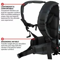 Tools & Equipment Tomahawk Power TVIBH+TVW10-P 1.6 HP Honda Concrete Vibrator W/ 10' Whip Backpack 17 Tools & Equipment Tomahawk Power TVIBH+TVW10-P 1.6 HP Honda Concrete Vibrator W/ 10' Whip Backpack