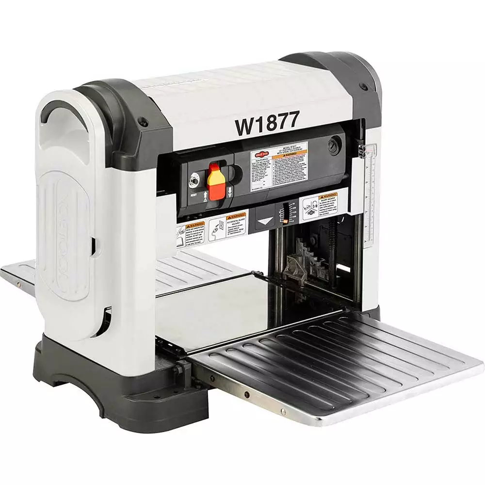 Tools & Equipment Shop Fox W1877 13" Corded Heavy Duty Portable Planer W/ Spiral-Style Cutterhead 4 Tools & Equipment Shop Fox W1877 13" Corded Heavy Duty Portable Planer W/ Spiral-Style Cutterhead