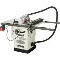 Shop Fox W1888 10" Heavy Duty High Performance Hybrid Table Saw W/ Riving Knife Tools & Equipment