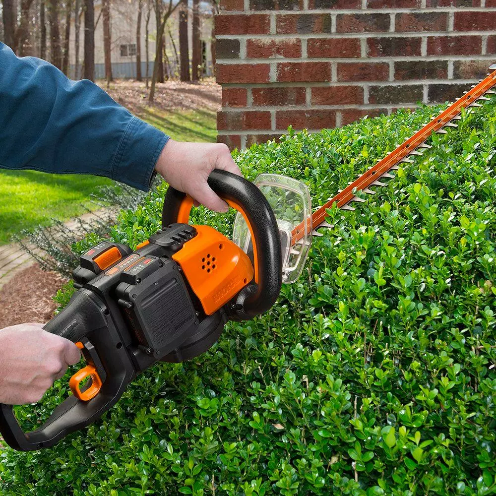 Worx WG284 40 Volt 24 Inch Power Share Dual Action Cordless Hedge Trimmer Kit Lawn & Outdoor Power 6 Worx WG284 40 Volt 24 Inch Power Share Dual Action Cordless Hedge Trimmer Kit Lawn & Outdoor Power