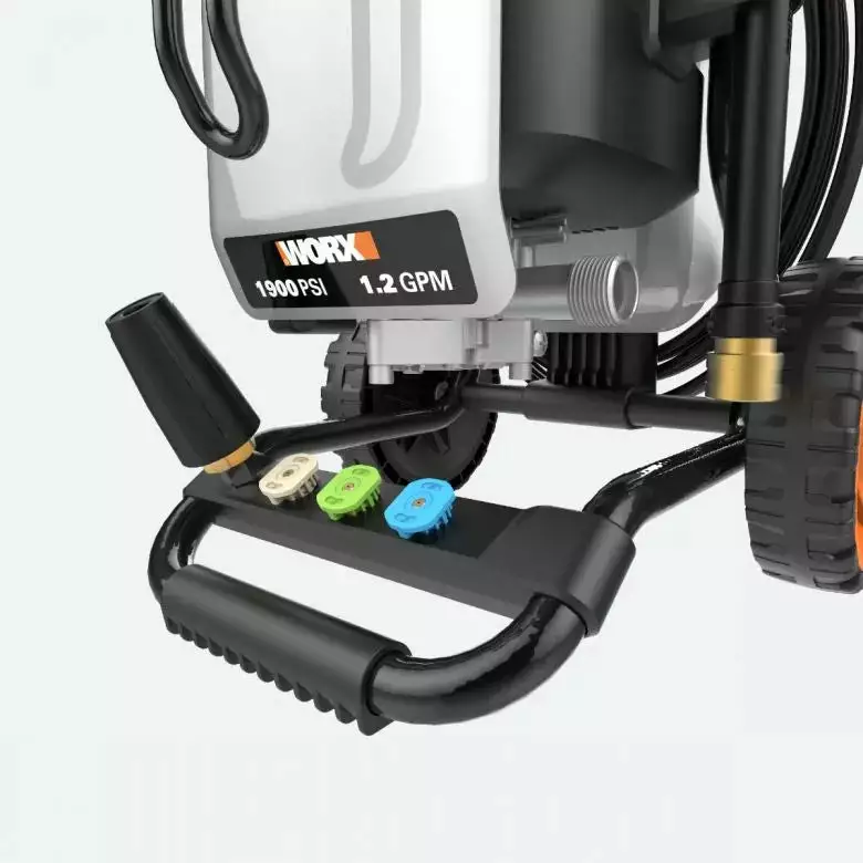 Lawn & Outdoor Power WORX WG606 13 AMP 1900 PSI Compact Lightweight Electric Pressure W/ 1.2 GPM 4 Lawn & Outdoor Power WORX WG606 13 AMP 1900 PSI Compact Lightweight Electric Pressure W/ 1.2 GPM