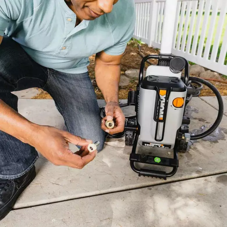 Lawn & Outdoor Power WORX WG606 13 AMP 1900 PSI Compact Lightweight Electric Pressure W/ 1.2 GPM 8 Lawn & Outdoor Power WORX WG606 13 AMP 1900 PSI Compact Lightweight Electric Pressure W/ 1.2 GPM