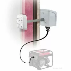 Transfer Switches Reliance WKPBN3010 250-Volt 30-Amp Generator Through The Wall Kit W/ PC3010M