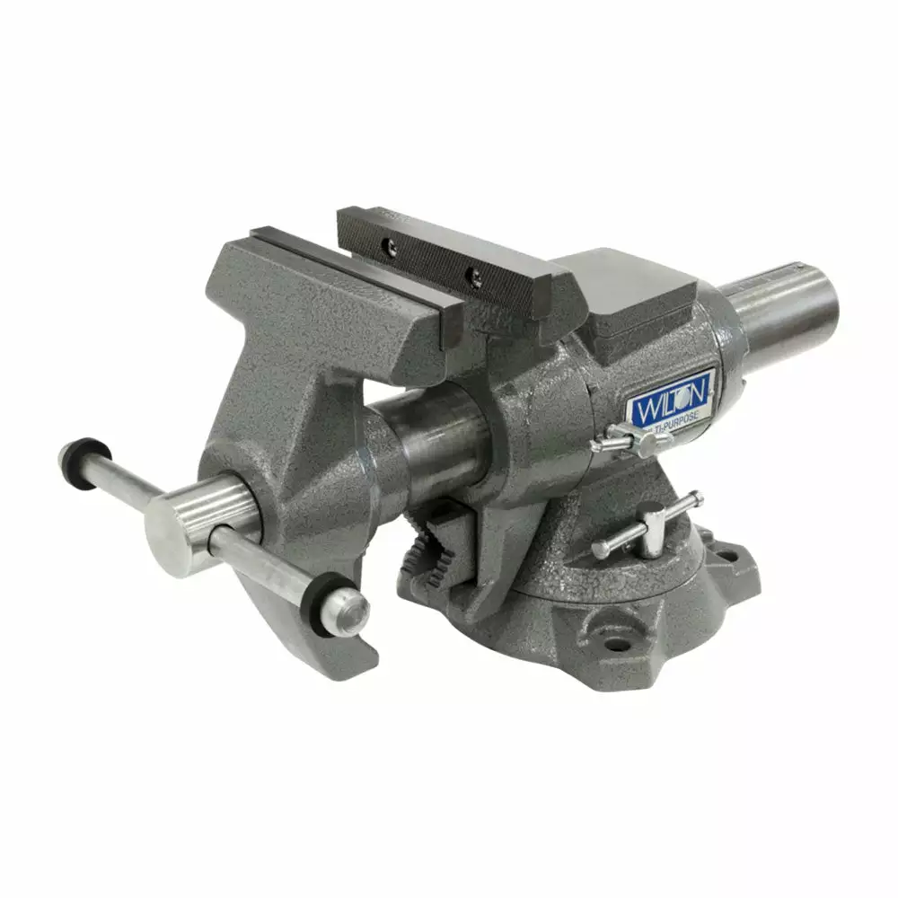Wilton 28824 5.5" Jaw Heavy Duty Multi-Purpose Vise W/ Rotating Head Base 3 Wilton 28824 5.5" Jaw Heavy Duty Multi-Purpose Vise W/ Rotating Head Base