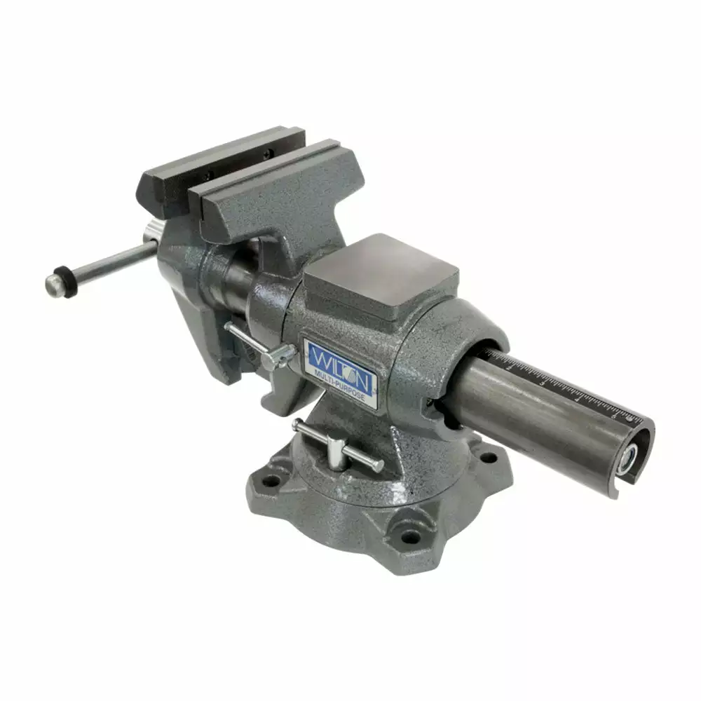 Wilton 28824 5.5" Jaw Heavy Duty Multi-Purpose Vise W/ Rotating Head Base 6 Wilton 28824 5.5" Jaw Heavy Duty Multi-Purpose Vise W/ Rotating Head Base