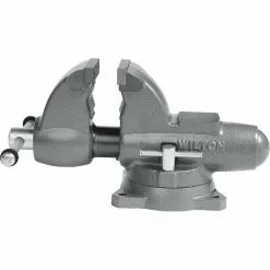 Tools & Equipment Wilton 28825 3-1/2" Combo Pipe/Bench Jaw Round Channel Vise W/ Swivel Base