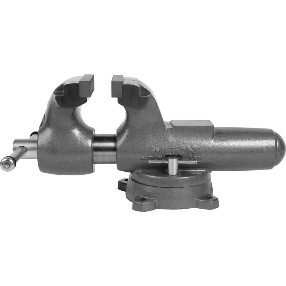 Wilton 28833 6" Machanist Durable Jaw Round Channel Vise W/ Swivel Base 5 Wilton 28833 6" Machanist Durable Jaw Round Channel Vise W/ Swivel Base