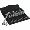 Wera 05004018001 8100 SA 8 Zyklop 1/4" Metal Metric Ratchet Set - 28 PC