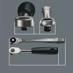 Wera 05004050001 8100 SB Zyklop 3/8" Metal Push Square Ratchet Set - 29 PC 21 Wera 05004050001 8100 SB Zyklop 3/8