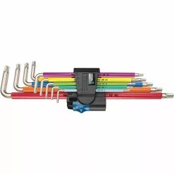 Wera 05022689001 3967/9 TX SXL Multicolour HF Stainless L-Key Set - 9 PC Tools & Equipment
