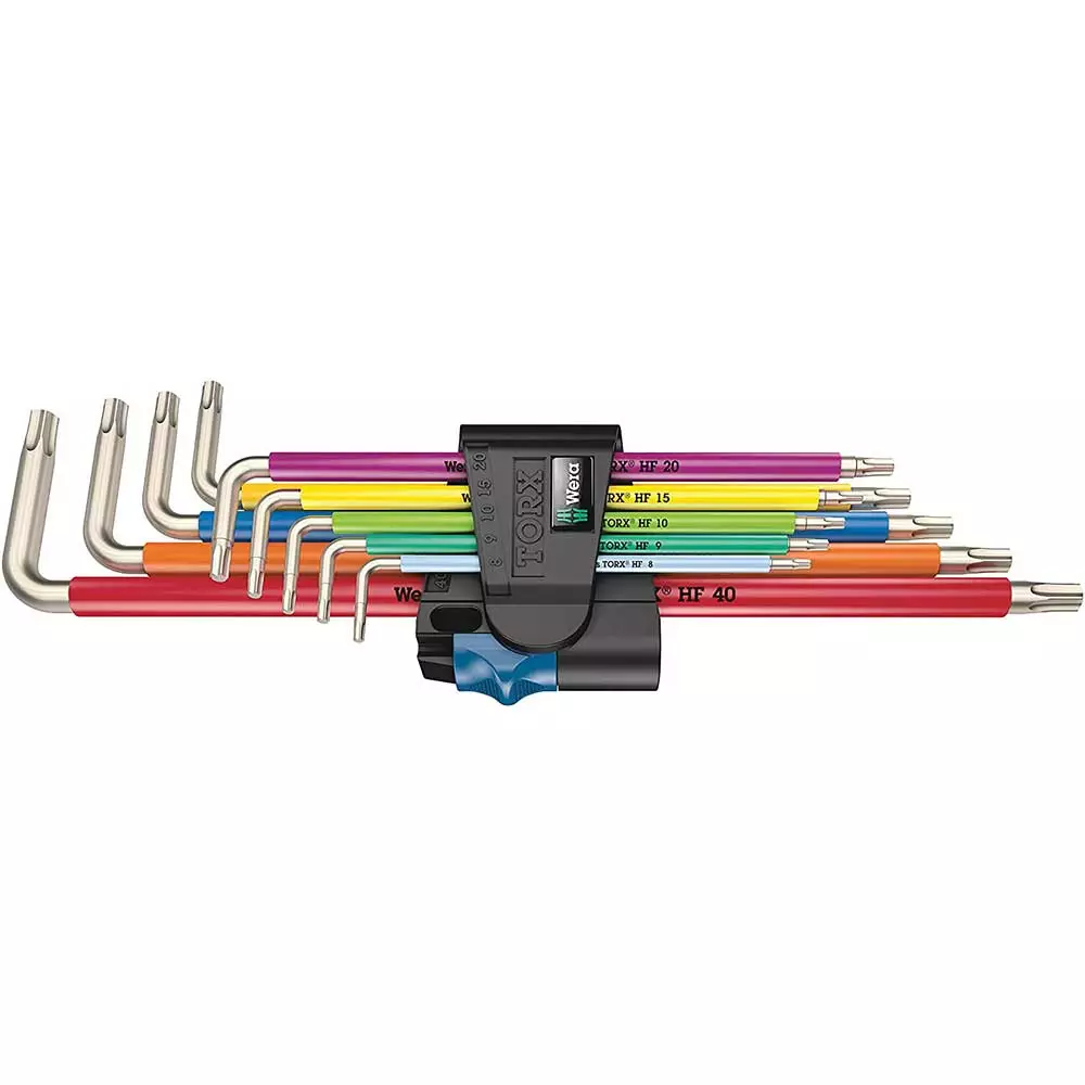 Wera 05022689001 3967/9 TX SXL Multicolour HF Stainless L-Key Set - 9 PC Tools & Equipment 3 Wera 05022689001 3967/9 TX SXL Multicolour HF Stainless L-Key Set - 9 PC Tools & Equipment
