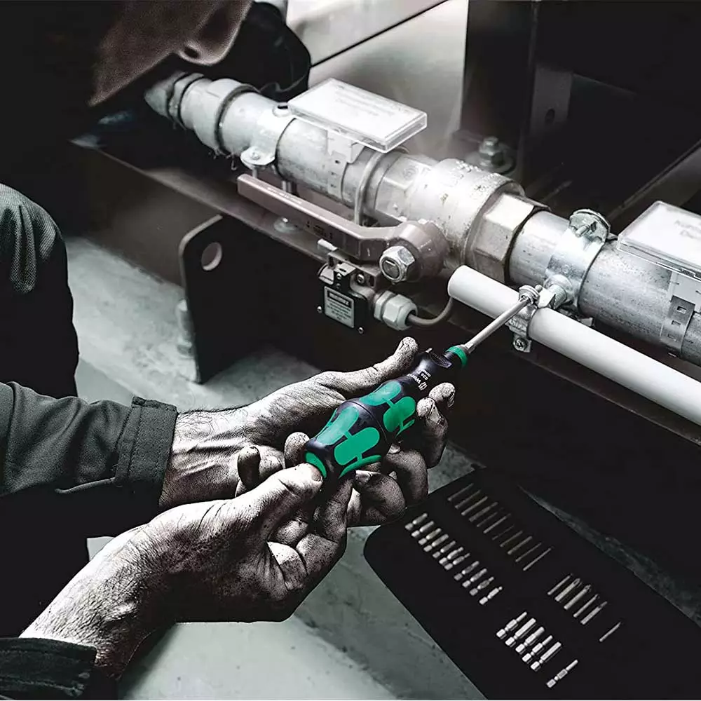 Wera 05057483001 Kraftform Kompakt Turbo Imperial Screwdriver Set - 19 PC 5 Wera 05057483001 Kraftform Kompakt Turbo Imperial Screwdriver Set - 19 PC