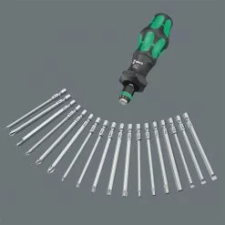 Wera 05057483001 Kraftform Kompakt Turbo Imperial Screwdriver Set - 19 PC 17 Wera 05057483001 Kraftform Kompakt Turbo Imperial Screwdriver Set - 19 PC