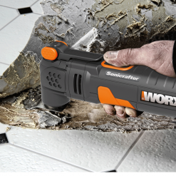 WORX WX679L.1 Oscillating Multi Tool W/ Universal Fit System 29 Accessories