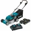 Makita XML03CM1 18V X2 36V LXT 18" Brushless Lawn Mower Kit W/ 4 Batteries Lawn & Outdoor Power 1 Makita XML03CM1 18V X2 36V LXT 18" Brushless Lawn Mower Kit W/ 4 Batteries Lawn & Outdoor Power