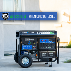 Dual Fuel Generators DuroMax XP10000DX 10,000 Watt Dual Fuel Gas Propane Portable Generator W/ CO Alert 17 Dual Fuel Generators DuroMax XP10000DX 10,000 Watt Dual Fuel Gas Propane Portable Generator W/ CO Alert
