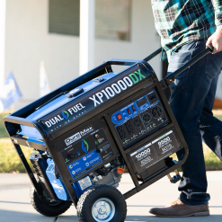 Dual Fuel Generators DuroMax XP10000DX 10,000 Watt Dual Fuel Gas Propane Portable Generator W/ CO Alert 18 Dual Fuel Generators DuroMax XP10000DX 10,000 Watt Dual Fuel Gas Propane Portable Generator W/ CO Alert