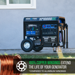 Dual Fuel Generators DuroMax XP10000DX 10,000 Watt Dual Fuel Gas Propane Portable Generator W/ CO Alert 21 Dual Fuel Generators DuroMax XP10000DX 10,000 Watt Dual Fuel Gas Propane Portable Generator W/ CO Alert