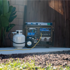 Dual Fuel Generators DuroMax XP10000DX 10,000 Watt Dual Fuel Gas Propane Portable Generator W/ CO Alert 25 Dual Fuel Generators DuroMax XP10000DX 10,000 Watt Dual Fuel Gas Propane Portable Generator W/ CO Alert