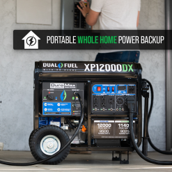 Dual Fuel Generators DuroMax XP12000DX 12,000 Watt Dual Fuel Gas Propane Portable Generator W/ CO Alert 19 Dual Fuel Generators DuroMax XP12000DX 12,000 Watt Dual Fuel Gas Propane Portable Generator W/ CO Alert