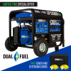 Gasoline Generators DuroMax XP12000HX 12,000 Watt Portable Dual Fuel Gas Propane CO Alert Generator