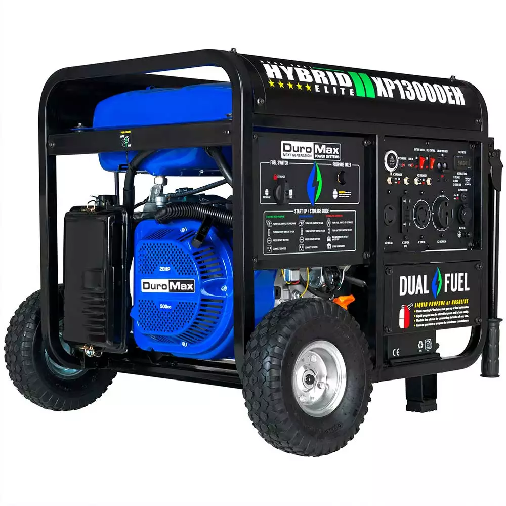 Dual Fuel Generators DuroMax XP13000EH 13,000 Watt Portable Dual Fuel Gas Propane Generator 3 Dual Fuel Generators DuroMax XP13000EH 13,000 Watt Portable Dual Fuel Gas Propane Generator