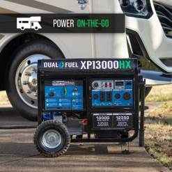 DuroMax XP13000HX 13,000 Watt Portable Dual Fuel Gas Propane CO Alert Generator Gasoline Generators