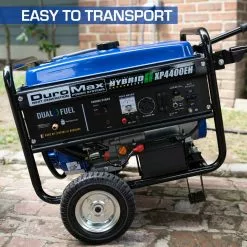 Dual Fuel Generators DuroMax XP4400EH 4,400 Watt Portable Dual Fuel Gas Propane Generator