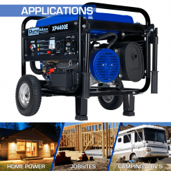 DuroMax XP4400E 4,400 Watt Portable Gas Powered Generator