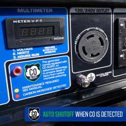 DuroMax XP4500DX 4,500 Watt Dual Fuel Gas Propane Portable Generator W/ CO Alert Dual Fuel Generators