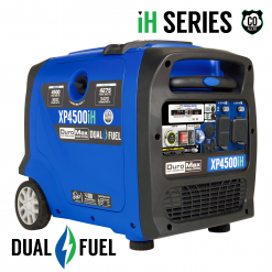 DuroMax XP4500iH 4,500 Watt Portable Dual Fuel Inverter Generator W/ CO Alert Dual Fuel Generators