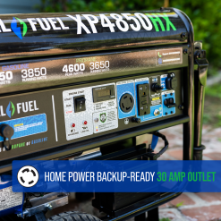 DuroMax XP4850HX 4,850 Watt Portable Dual Fuel Gas Propane CO Alert Generator Gasoline Generators 25 DuroMax XP4850HX 4,850 Watt Portable Dual Fuel Gas Propane CO Alert Generator Gasoline Generators