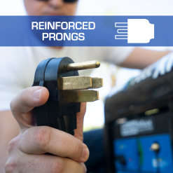 DuroMax XP5050GC 50-Amp 50-Foot 6-Gauge 14-50 CS6364 Heavy Duty Generator Power Cord For Home Power Backup, Black