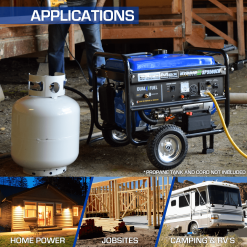 DuroMax XP5500EH 5,500 Watt Portable Dual Fuel Gas Propane Powered Generator