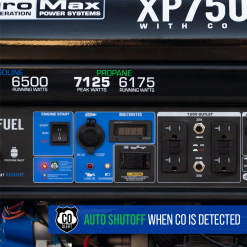 DuroMax XP7500DX 7,500 Watt Dual Fuel Gas Propane Portable Generator W/ CO Alert Dual Fuel Generators 17 DuroMax XP7500DX 7,500 Watt Dual Fuel Gas Propane Portable Generator W/ CO Alert Dual Fuel Generators