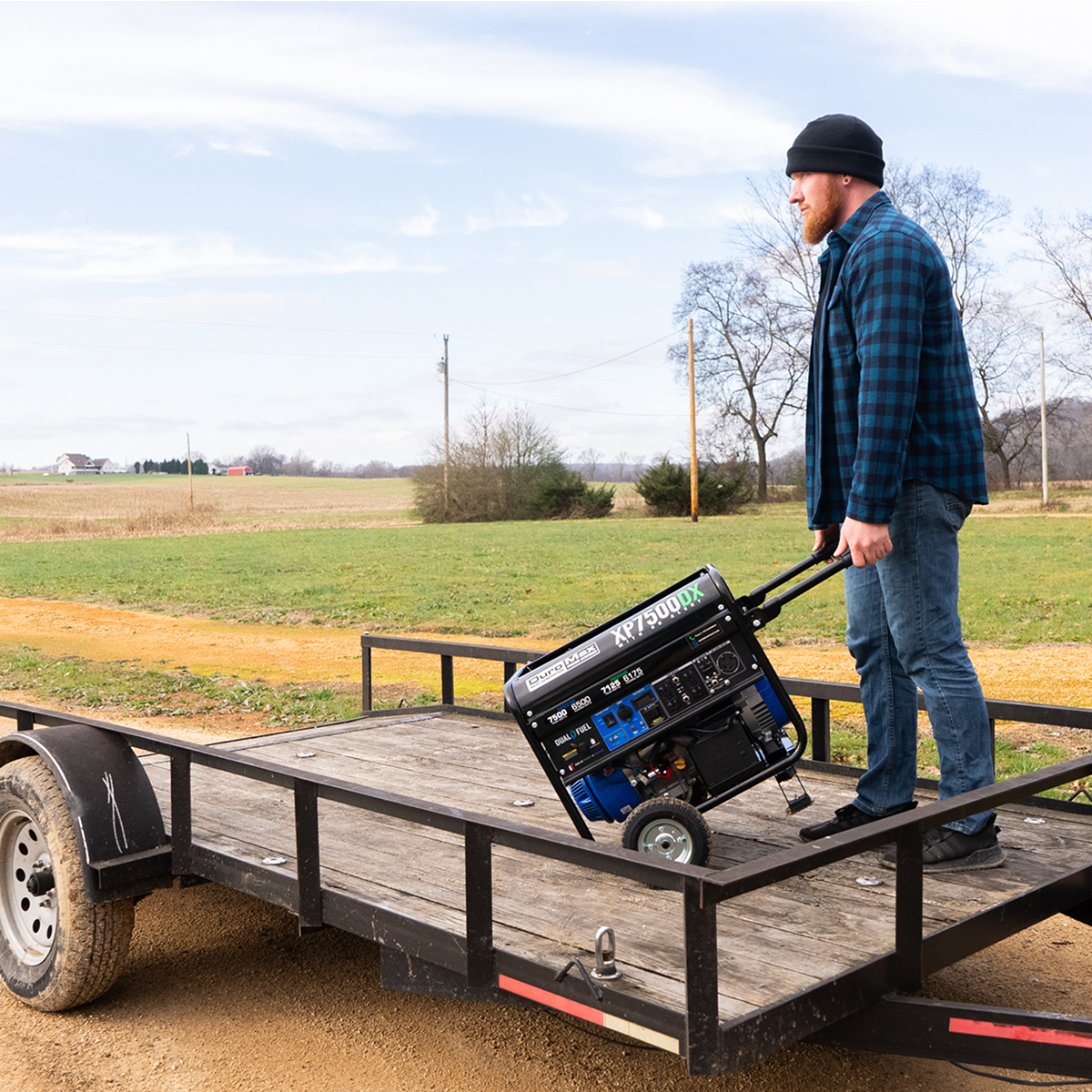 DuroMax XP7500DX 7,500 Watt Dual Fuel Gas Propane Portable Generator W/ CO Alert Dual Fuel Generators 14 DuroMax XP7500DX 7,500 Watt Dual Fuel Gas Propane Portable Generator W/ CO Alert Dual Fuel Generators