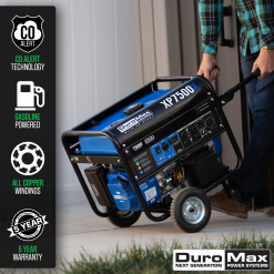 DuroMax XP7500X 7,500 Watt Gasoline Portable Generator W/ CO Alert Gasoline Generators