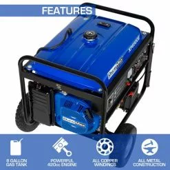 DuroMax XP8500E 8,500 Watt Portable Gas Powered Generator Gasoline Generators