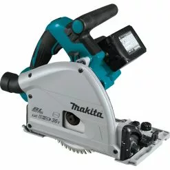 Makita XPS01PMJ 36V 2X 18V LXT 6-1/2" Li-Ion Brushless Plunge Circular Saw Kit Tools & Equipment