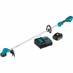 Lawn & Outdoor Power Makita XRU23SM1 18V LXT 13" Li-Ion Brushless Cordless String Trimmer Kit