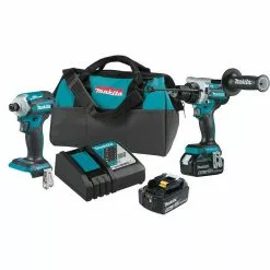 Tools & Equipment Makita XT288T 18V LXT Li-Ion Brushless Cordless Drill/Driver Combo Kit